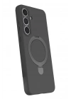 Mey İthalat®  Samsung Galaxy S24 FE Regal Magsafe Standlı Kapak - Titan Gri