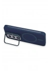 Mey İthalat®  Samsung Galaxy S24 Flet Lens Magsafe Kapak - Lacivert