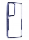 Mey İthalat®  Samsung Galaxy S24 Kılıf Boyi Silikon Kapak - Lacivert