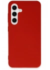 Mey İthalat®  Samsung Galaxy S24 Kılıf First Silikon - Kırmızı