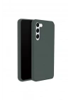 Mey İthalat®  Samsung Galaxy S24 Kılıf First Silikon - Koyu Yeşil