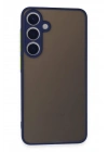 Mey İthalat®  Samsung Galaxy S24 Kılıf Montreal Silikon Kapak - Lacivert