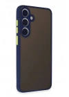 Mey İthalat®  Samsung Galaxy S24 Kılıf Montreal Silikon Kapak - Lacivert