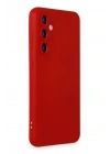Mey İthalat®  Samsung Galaxy S24 Kılıf Nano içi Kadife Silikon - Kırmızı