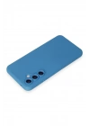 Mey İthalat®  Samsung Galaxy S24 Kılıf Nano içi Kadife Silikon - Mavi