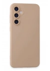 Mey İthalat®  Samsung Galaxy S24 Kılıf Nano içi Kadife Silikon - Pudra