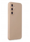 Mey İthalat®  Samsung Galaxy S24 Kılıf Nano içi Kadife Silikon - Pudra