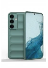 Mey İthalat®  Samsung Galaxy S24 Kılıf Optimum Silikon - Koyu Yeşil