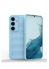 Mey İthalat®  Samsung Galaxy S24 Kılıf Optimum Silikon - Sky Blue