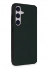 Mey İthalat®  Samsung Galaxy S24 Kılıf Taft Kapak - Koyu Yeşil