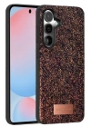 Mey İthalat®  Samsung Galaxy S24 Plus Bright Simli Kapak - Derin Mor