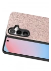 Mey İthalat®  Samsung Galaxy S24 Plus Bright Simli Kapak - Pembe