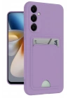 Mey İthalat®  Samsung Galaxy S24 Plus Kelvin Kartvizitli Silikon - Lila