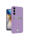 Mey İthalat®  Samsung Galaxy S24 Plus Kelvin Kartvizitli Silikon - Lila