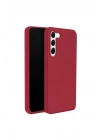 Mey İthalat®  Samsung Galaxy S24 Plus Kılıf First Silikon - Kırmızı