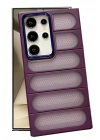 Mey İthalat®  Samsung Galaxy S24 Ultra Kılıf Airmax Silikon Kapak - Derin Mor