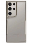 Mey İthalat®  Samsung Galaxy S24 Ultra Kılıf Boyi Silikon Kapak - Titan Gri