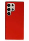 Mey İthalat®  Samsung Galaxy S24 Ultra Kılıf First Silikon - Kırmızı