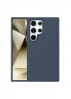 Mey İthalat®  Samsung Galaxy S24 Ultra Kılıf First Silikon - Lacivert