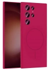 Mey İthalat®  Samsung Galaxy S24 Ultra Kılıf Jully Magsafe Kapak - Pembe