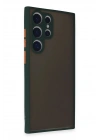 Mey İthalat®  Samsung Galaxy S24 Ultra Kılıf Montreal Silikon Kapak - Yeşil