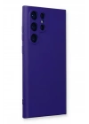 Mey İthalat®  Samsung Galaxy S24 Ultra Kılıf Nano içi Kadife Silikon - Mor