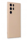 Mey İthalat®  Samsung Galaxy S24 Ultra Kılıf Nano içi Kadife Silikon - Pudra