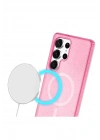 Mey İthalat®  Samsung Galaxy S24 Ultra Kılıf Star Magsafe Kapak - Pembe