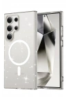 Mey İthalat®  Samsung Galaxy S24 Ultra Kılıf Star Magsafe Kapak - Şeffaf