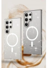Mey İthalat®  Samsung Galaxy S24 Ultra Kılıf Star Magsafe Kapak - Şeffaf