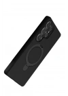 Mey İthalat®  Samsung Galaxy S24 Ultra Regal Magsafe Standlı Kapak - Siyah