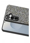 Mey İthalat®  Samsung Galaxy S25 Bright Simli Kapak - Gold