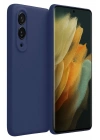 Mey İthalat®  Samsung Galaxy S25 Edge First Silikon - Lacivert