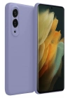 Mey İthalat®  Samsung Galaxy S25 Edge First Silikon - Lila