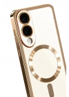 Mey İthalat®  Samsung Galaxy S25 Edge Kross Magneticsafe Kapak - Çöl Titanyum