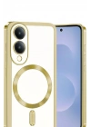 Mey İthalat®  Samsung Galaxy S25 Edge Kross Magneticsafe Kapak - Gold