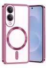Mey İthalat®  Samsung Galaxy S25 Edge Kross Magneticsafe Kapak - Rose