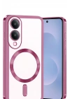 Mey İthalat®  Samsung Galaxy S25 Edge Kross Magneticsafe Kapak - Rose