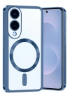 Mey İthalat®  Samsung Galaxy S25 Edge Kross Magneticsafe Kapak - Sierra Blue
