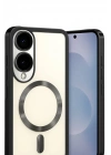 Mey İthalat®  Samsung Galaxy S25 Edge Kross Magneticsafe Kapak - Siyah