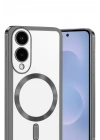 Mey İthalat®  Samsung Galaxy S25 Edge Kross Magneticsafe Kapak - Titan Gri