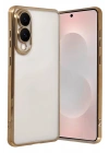 Mey İthalat®  Samsung Galaxy S25 Edge  Lensli Silikon - Gold