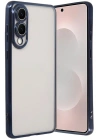 Mey İthalat®  Samsung Galaxy S25 Edge  Lensli Silikon - Lacivert