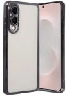 Mey İthalat®  Samsung Galaxy S25 Edge  Lensli Silikon - Siyah