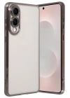 Mey İthalat®  Samsung Galaxy S25 Edge  Lensli Silikon - Titan Gri