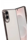 Mey İthalat®  Samsung Galaxy S25 Edge  Lensli Silikon - Titan Gri