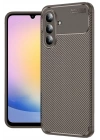 Mey İthalat®  Samsung Galaxy S25 FE Auto Focus Karbon Kapak - Kahverengi