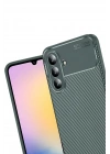 Mey İthalat®  Samsung Galaxy S25 FE Auto Focus Karbon Kapak - Koyu Yeşil