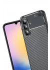 Mey İthalat®  Samsung Galaxy S25 FE Auto Focus Karbon Kapak - Siyah