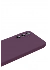 Mey İthalat®  Samsung Galaxy S25 FE First Silikon - Mürdüm